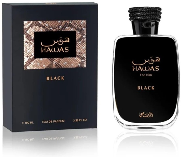Rasasi Hawas Black парфюмерная вода EDP 100 мл, для мужчин