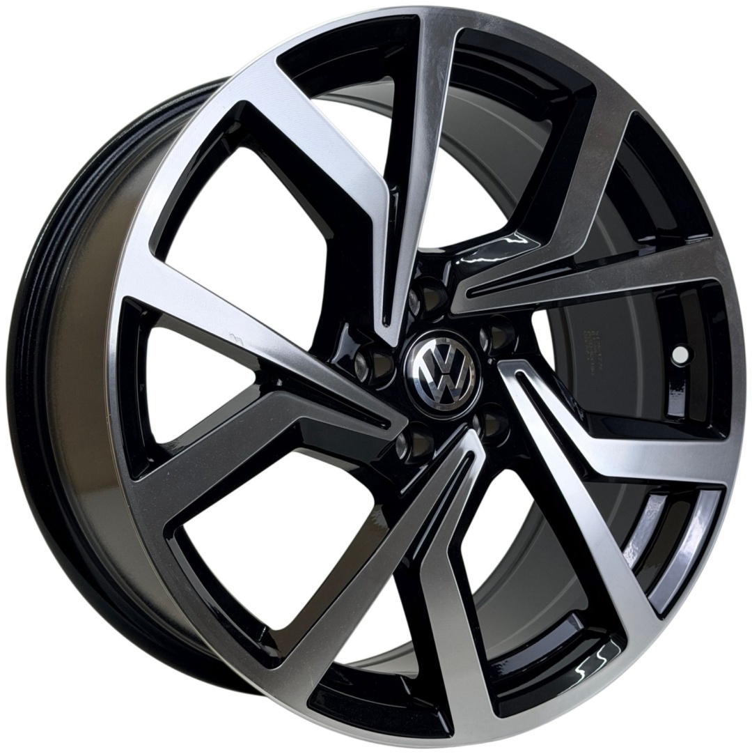 Wheels BK5125DD 7.5x17/5x100 D57.1 ET35 4 диска черный, хром