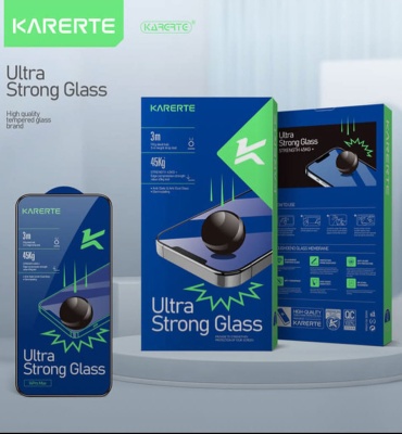 Стекло KARERTE для Apple iPhone 17 Pro Max KARERTE_Ultra_Strong_Glass черный