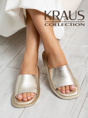 Мюли Kraus Collection золотистый