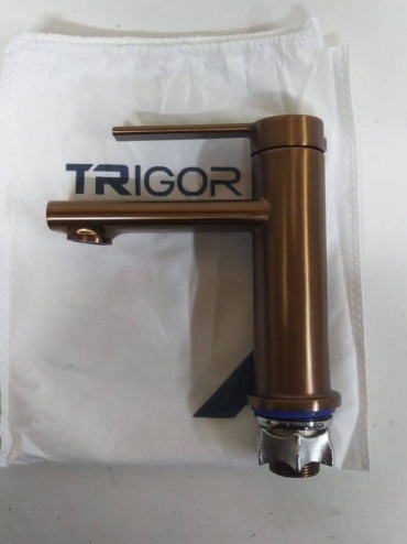 Смеситель TRIGOR T1 FR-359, нержавеющая сталь, цвет золотой