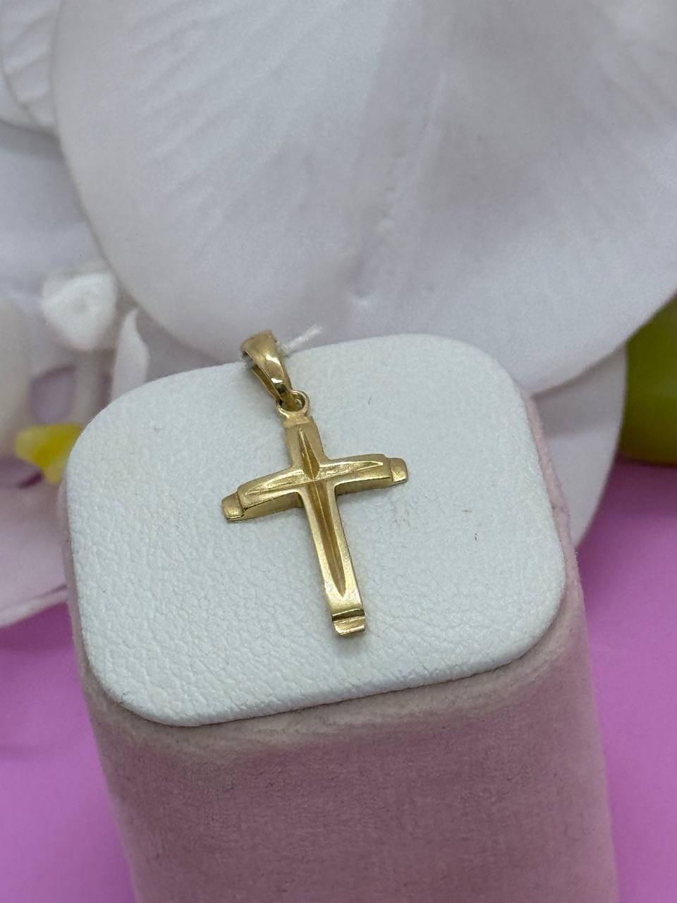 Крестик SAR JEWELRY Aro_E1_9393 вес 1.1 г золото, без вставок