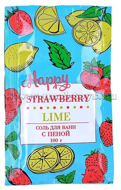 Laboratory Katrin Happy Strawberry Lime морская соль 100 г