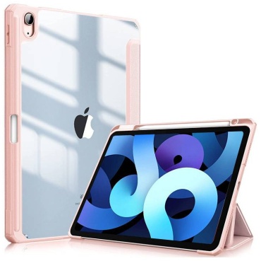 Чехол Mircase для Apple iPad Air 13 (2024) 13 дюйм прозрачный, розовый