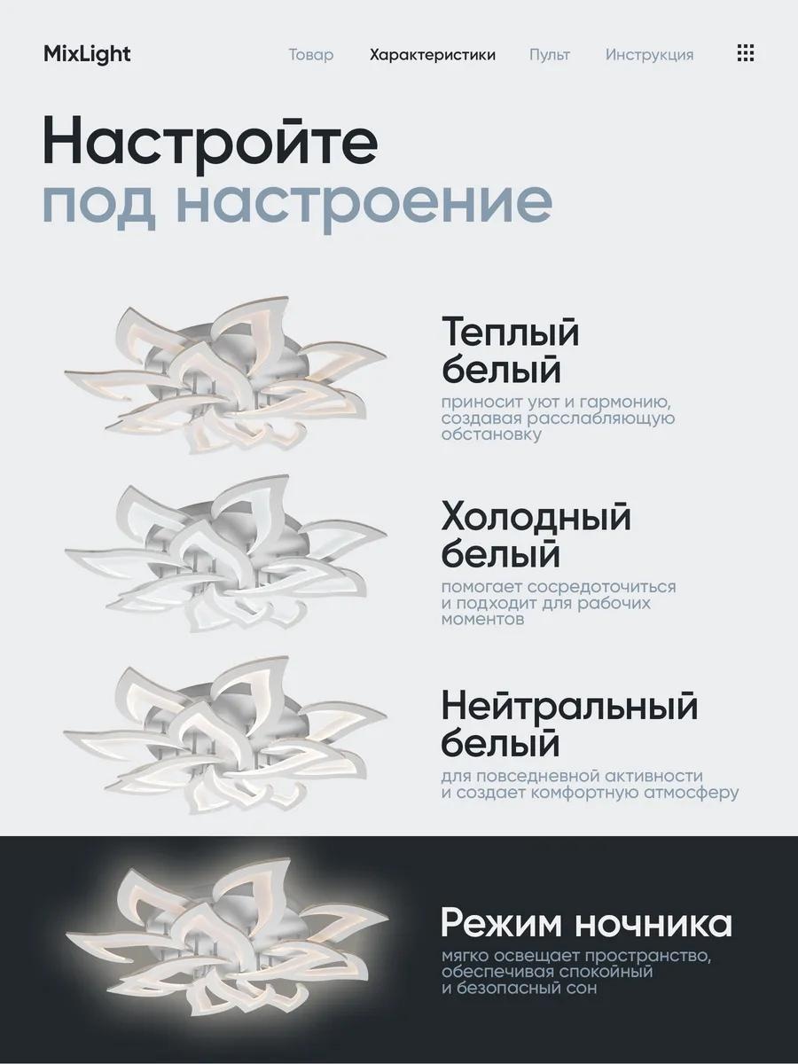 Люстра подвесная Mixlight LED, кол-во ламп: 1 шт
