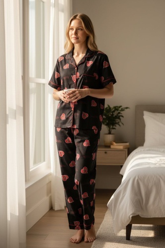 Пижама FASHION черный, красный