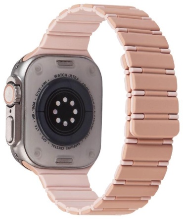 Ремешок GLASS для Apple Watch Series 3 бежевый