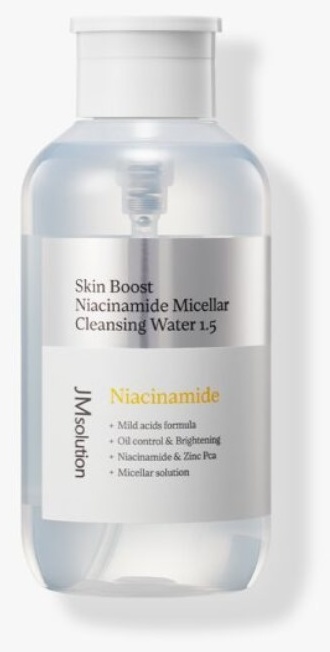 JMsolution SKIN BOOST NIACINAMIDE MICELLAR CLEANSING WATER 1.5 мицеллярная вода 500 мл