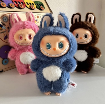Мягкая игрушка POP MART LABUBU Динозаврик, 30 см
