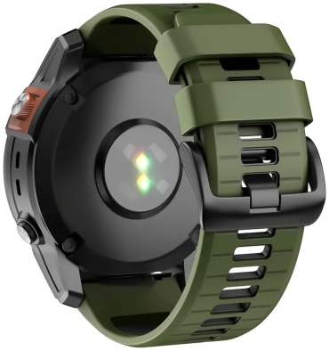Ремешок BOGEMA для Amazfit GTR 2, GTR 2e, GTR 3, GTR 4, GTR Lite зеленый-черный