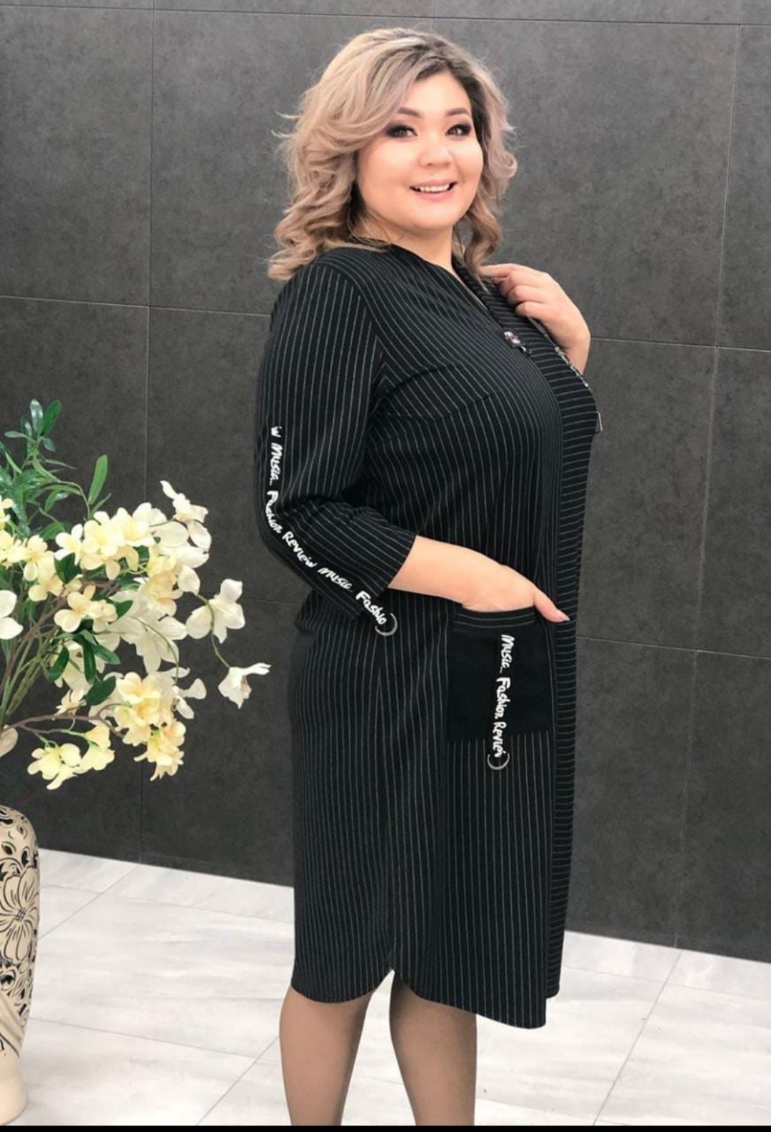 Повседневное платье FASHION черный