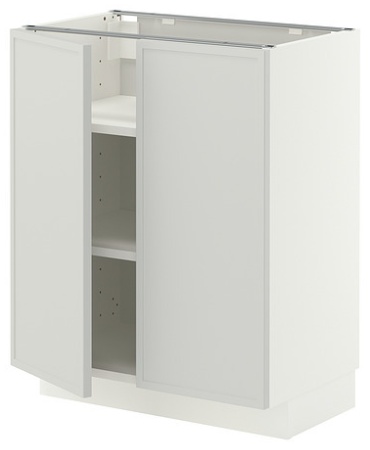 Кухонный шкаф напольный IKEA METOD base cabinet 2 doors, 60x39x70 см