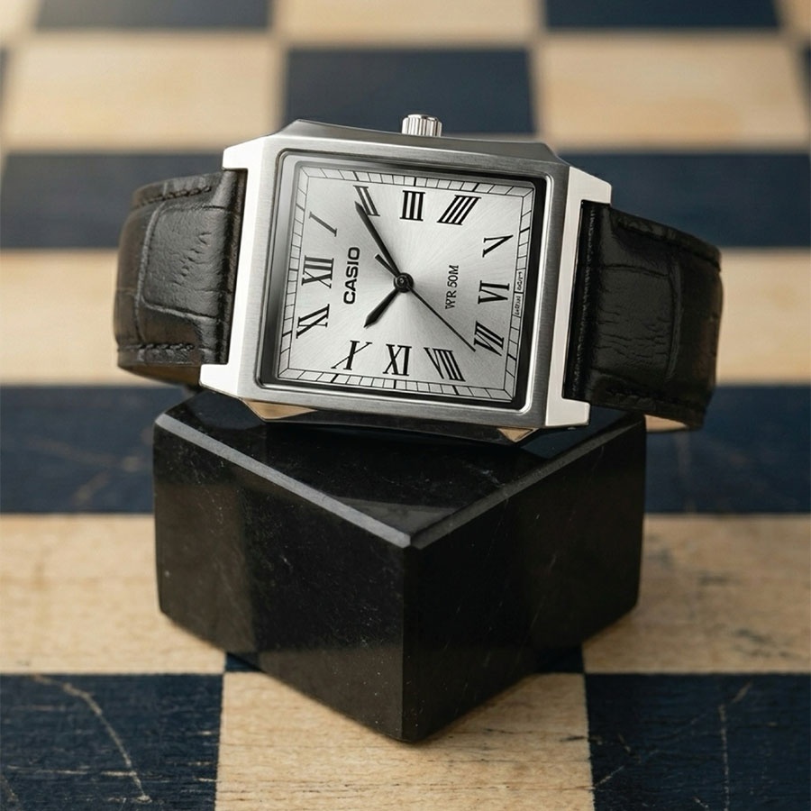 Кварцевые CASIO MTP-B190L-7BVDF нержавеющая сталь