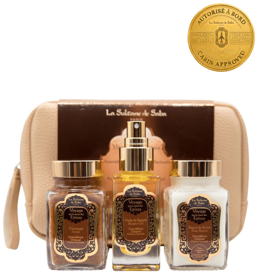 La Sultane de Saba Ayurvedic набор Ambra, Vanilla, Patchouli набор по уходу за волосами и телом для женщин