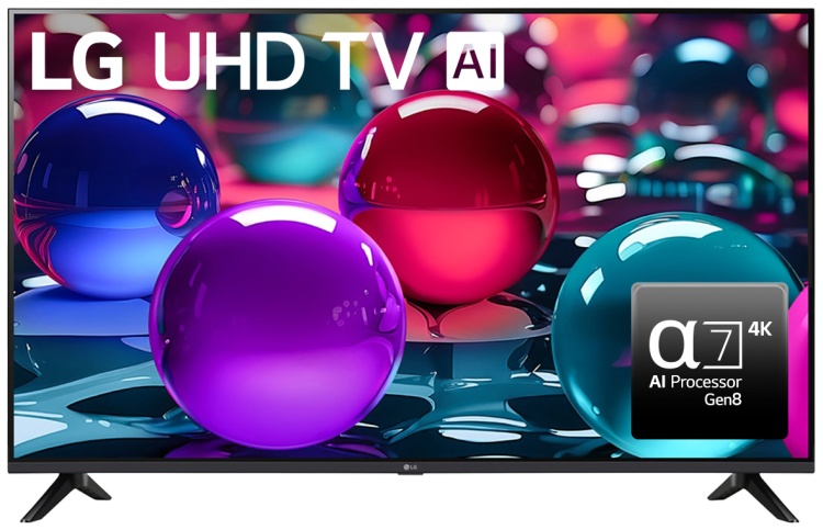Телевизор LG 65UA73006LA 165 см черный