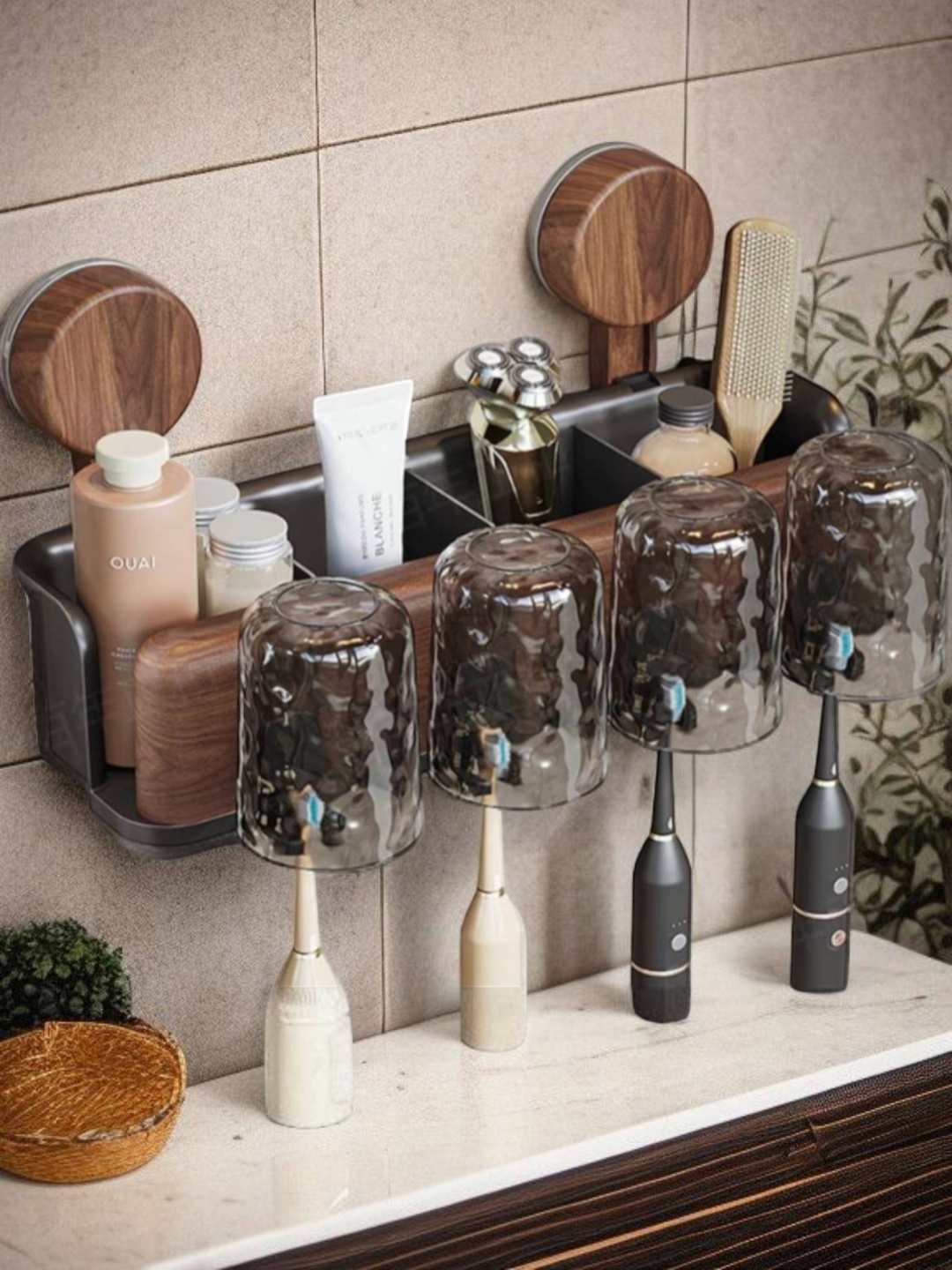 Eva Goods держатель для ванной комнаты,стильно, просто, практично. 1 шт, пластик