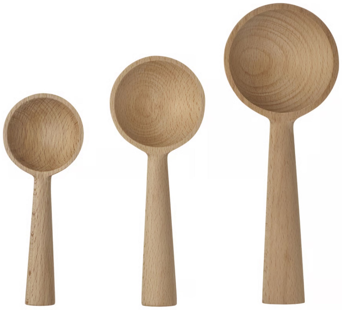 Ложка IKEA 3 шт, коричневый FLODNEJONOGA ФЛАДНЕЙОНЕГА