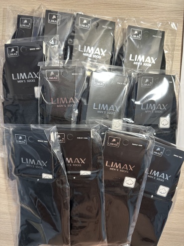 Носки LIMAX 12 пар черный 43-45