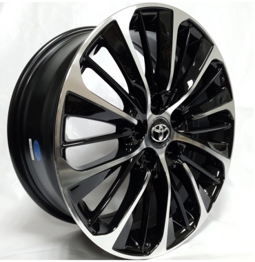 Powcan Dm 5372 8x19/5x114.3 D60.1 ET35 4 диска черный, серебристый