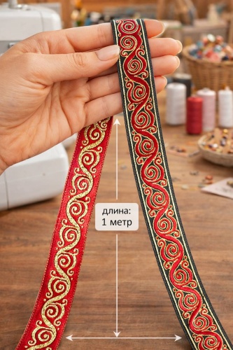 Тесьма Almaexpress 7281002 1 шт