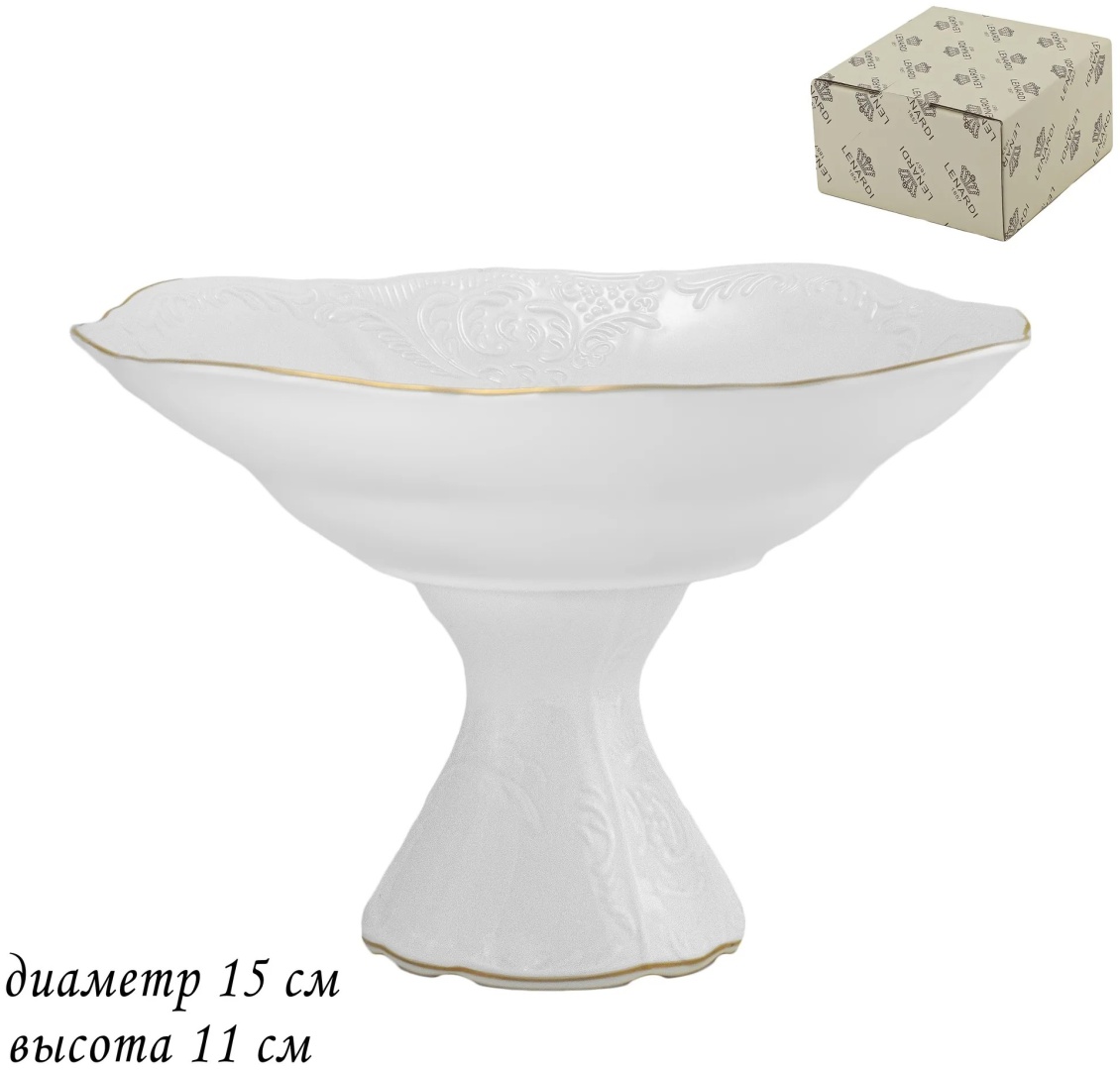 Lenardi конфетница MARIA GOLD 226-027 фигурная 1 шт