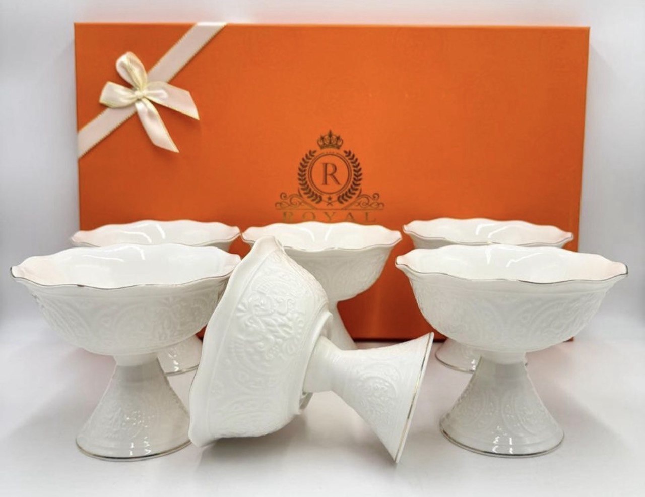 ROYAL CROWN конфетница 100251269 круглая 6 шт