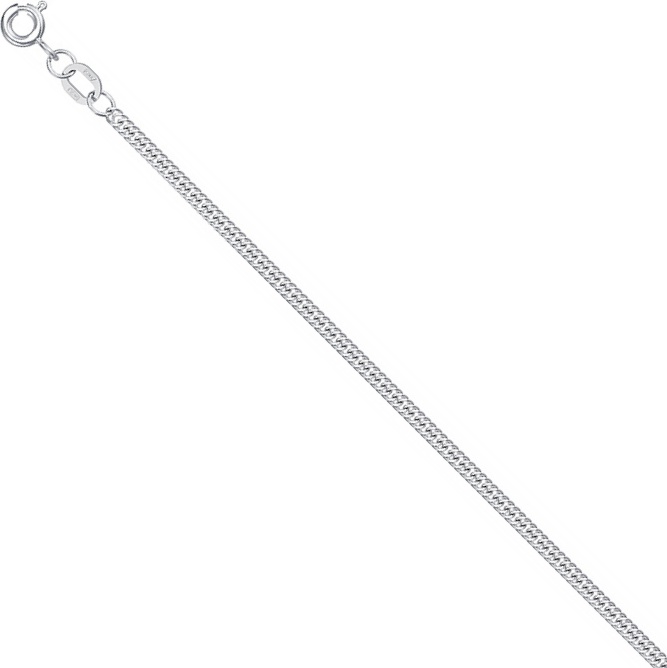 Lucente Silver ZO-НБ_22-023Ю-3_0_4_19 длина 19 см, вес 1.7 г серебро, плетение панцирное