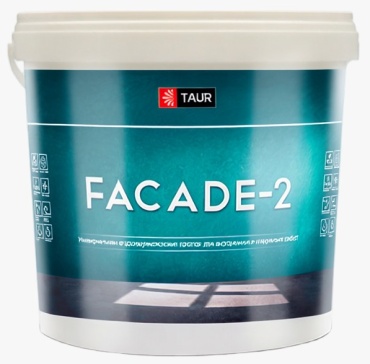 Taur водоэмульсионная FASADE -2 3.5 кг, белый цвет