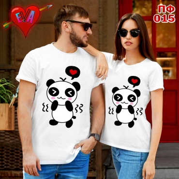 Eva Print футболка Футболки парные 015