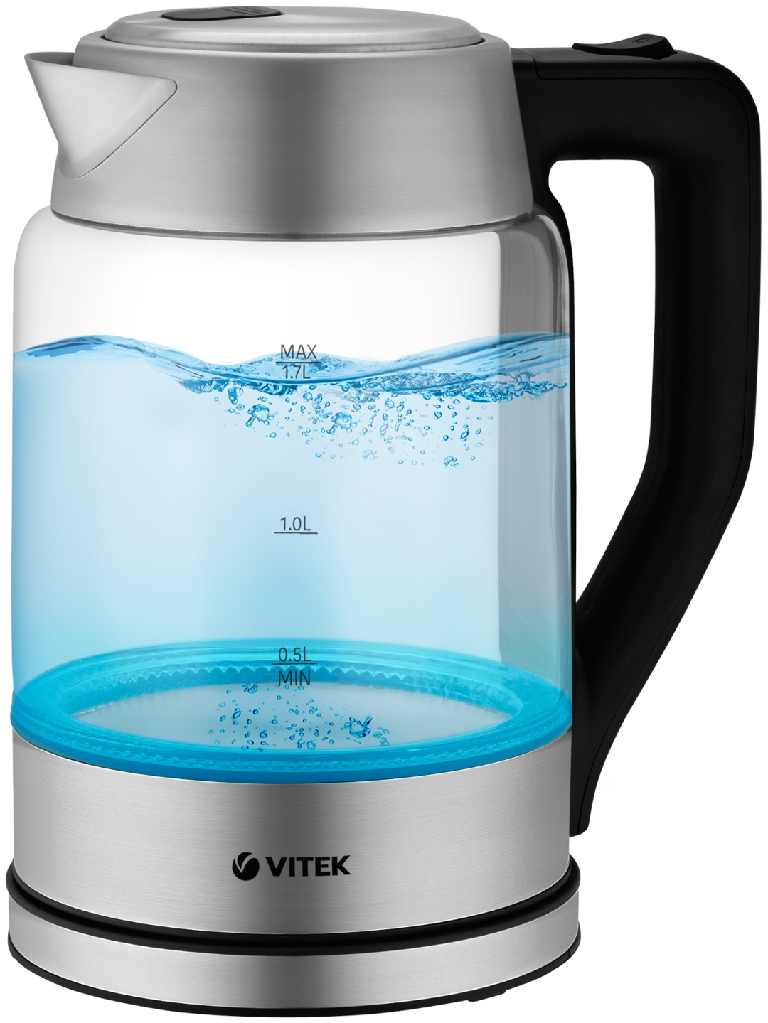 Электрочайник Vitek VT-7043 серебристый