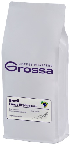 Кофе Grossa Brazil Fancy Expocaccer зерновой 1000 г