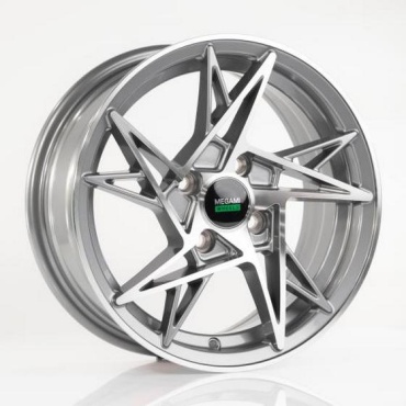 WorldWheels Megami MGM-25 gmf 6x14/4x100 D67.1 ET35 4 диска графит, серый, черный