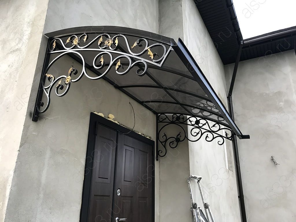 Козырек металл 100х200 см