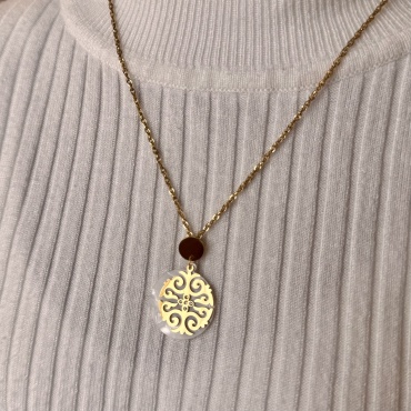 Fashion Jewelry длина 47 см бижутерный сплав, пластик