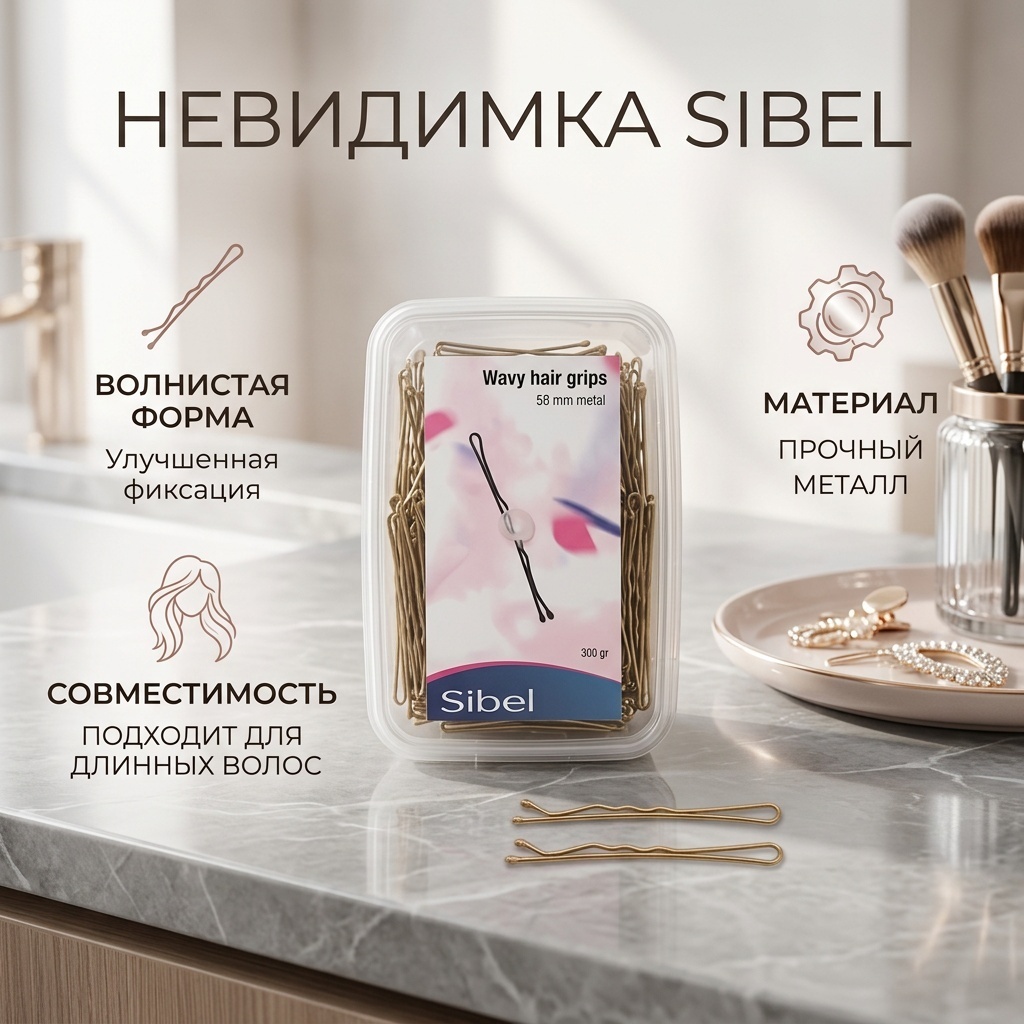 SIBEL невидимка 225 шт