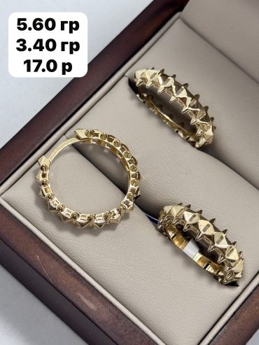 Italian Gold 13467899 вес 9 г золото, без вставок