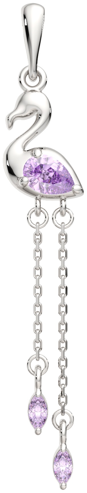 Подвеска Lucente Silver ZO-0440385 вес 1.48 г серебро, фианит