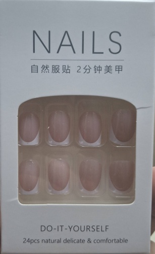 Накладные ногти natural delicate & comfortable 1 шт