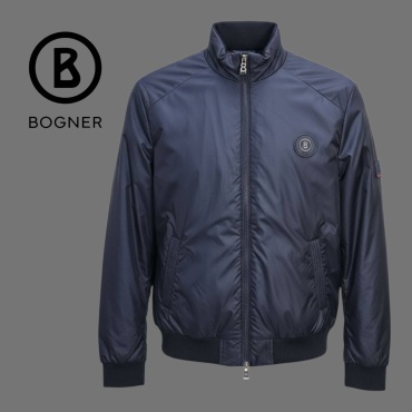 Бомбер Bogner темно-синий