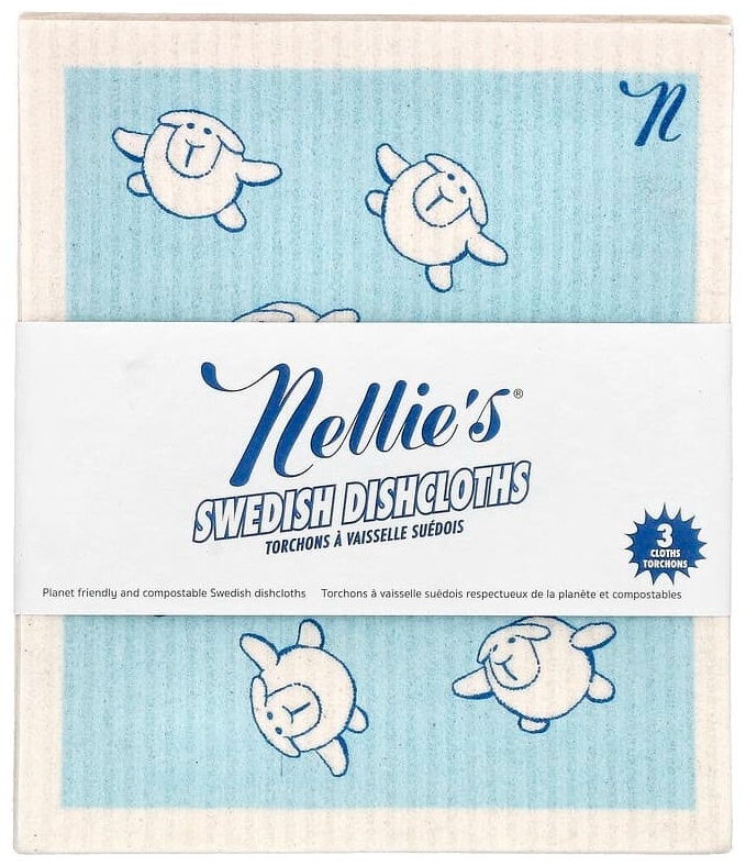 Тряпка для посуды Nellie's NEA-00036 3 шт, меламин