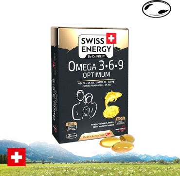 SWISS ENERGY БАД к пище "Омега 3-6-9 Оптимум", SWISS ENERGY, капсулы капсулы 30 шт