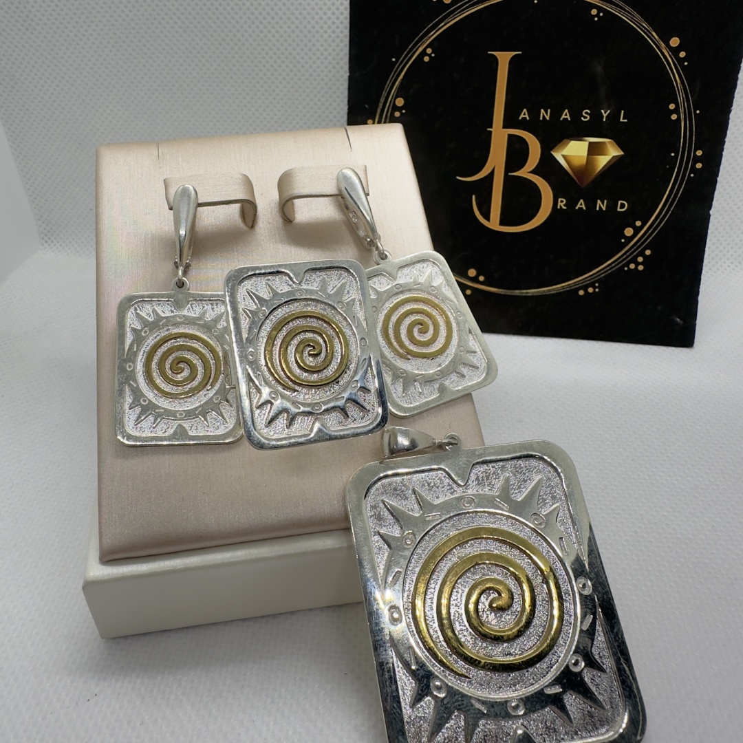 JANASYL Brand JB007 вес 44 г серебро, без вставок
