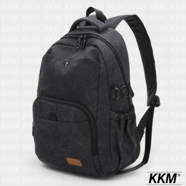 Рюкзак KKM холщовка черный