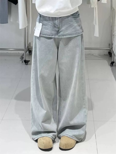 Джинсы багги SHOPITO голубой
