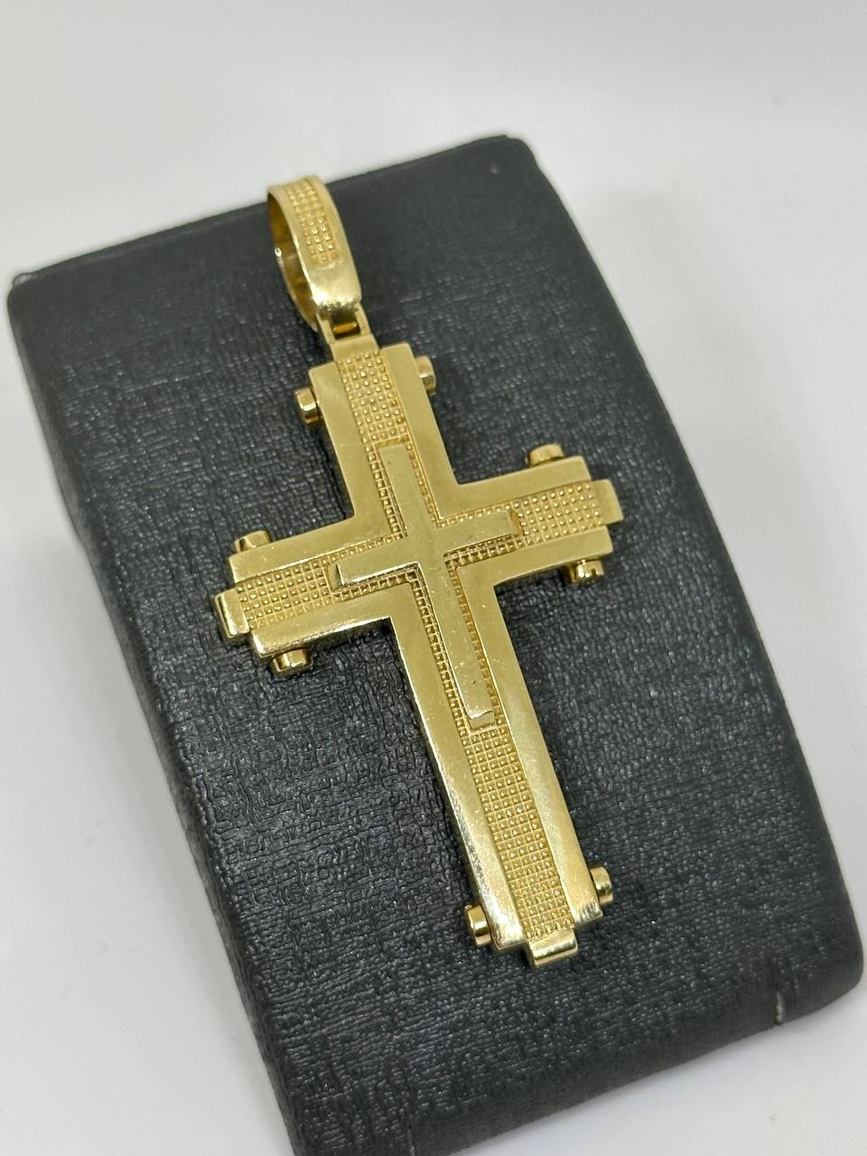 Крестик SAR JEWELRY Aro_E1_9342 вес 17.5 г золото, без вставок