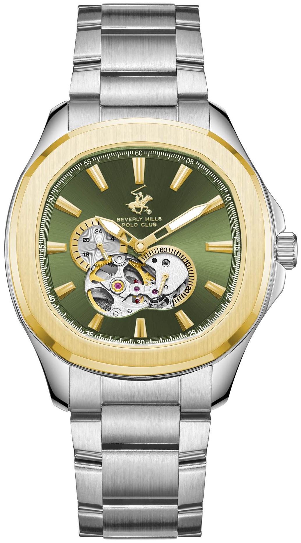 Механические Beverly Hills Polo Club BP3728X.270 нержавеющая сталь