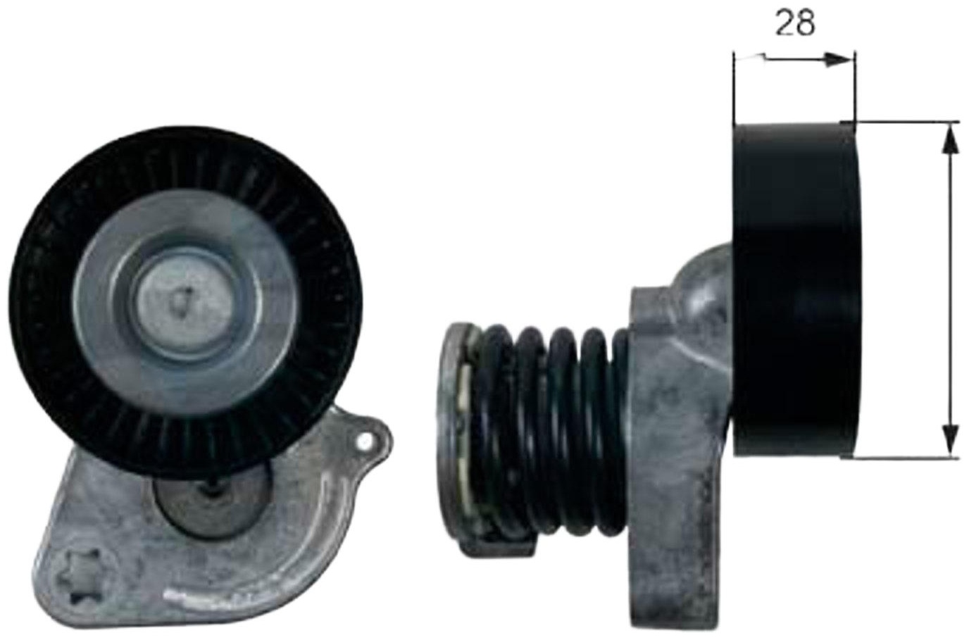 Gates ролик натяжной T39207