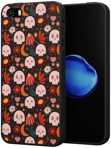 Чехол Mcover для Apple iPhone 5, iPhone 5S, iPhone SE рисунок