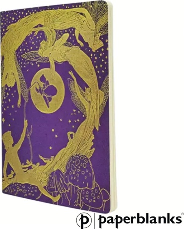 Общая тетрадь Paperblanks Violet Fairy, 80 л, А4, линейка, мягкая обложка, 1 шт