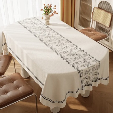 Скатерть DANL 120x80 см, ПВХ, полиэстер, 1 шт